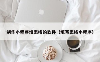 杭州制作小程序填表格的软件（填写表格小程序）